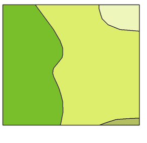 nueva capa cuyos límites representan única y exclusivamente la zona común entre ambas capas. Las zonas que no presentan límites comunes son eliminadas del resultado final.