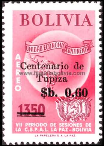 Álbum de sellos postales de Bolivia Página 76 1966 1966