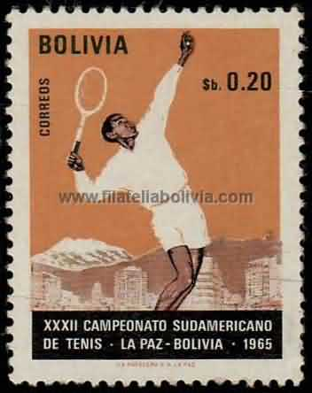 Álbum de sellos postales de Bolivia Página 81 1968 CONMEMORACION