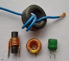 Componentes Pasivos Inductores (bobinas): dispositivo que ofrece resistencia al cambio en el valor de la corriente que circula por el.