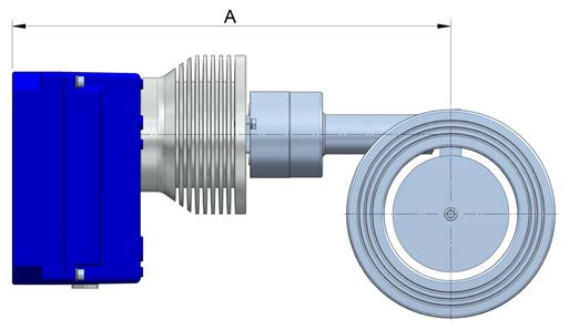 Medidores de caudal de disco de choque Serie DP Rangos de caudal Modelo DP65 (DN40.