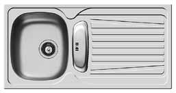 ducha extraíble Para perforación de 35 mm Grifo mezclador monomando GUSTO, cromado Caño fijo, orientable Para perforación de 35