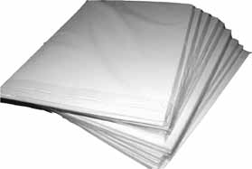 6 pliegos de papel bond blanco (2m x 1 m cada