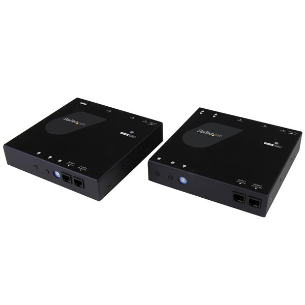 Kit de Distribución de HDMI y USB por IP -1080p Product ID: ST12MHDLANU Este kit de HDMI a través de IP le permite extender una señal HDMI, así como cuatro conexiones de dispositivos periféricos USB,