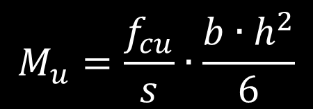 Concreto simple h h =? Mu = 3,088 N.
