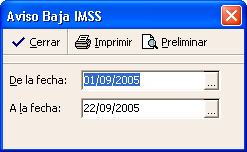 MI-MC-NOM-2800 21/SEPTIEMBRE/2005 27/JUNIO/ 2007 1 83 de 98 Imagen 82 Reporte Aviso Inscripción IMSS KNOWLEDGE MANAGEMENT 2006 B.