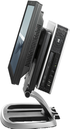 Salidas VGA/Display Port Intel GMA 4500 Graphics. Conexión de 2 monitores a la vez.