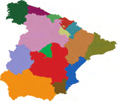 Cifra de Negocios Distribución Geográfica de la Cifra de Negocios - Madrid % Andalucía % C.