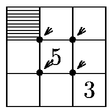 Como no puede haber repeticiones, la única posibilidad para esos dos números es 8 y (con dos posibilidades para ponerlos).