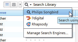 Creación de listas de reproducción en Philips Songbird Con una lista de reproducción, puede