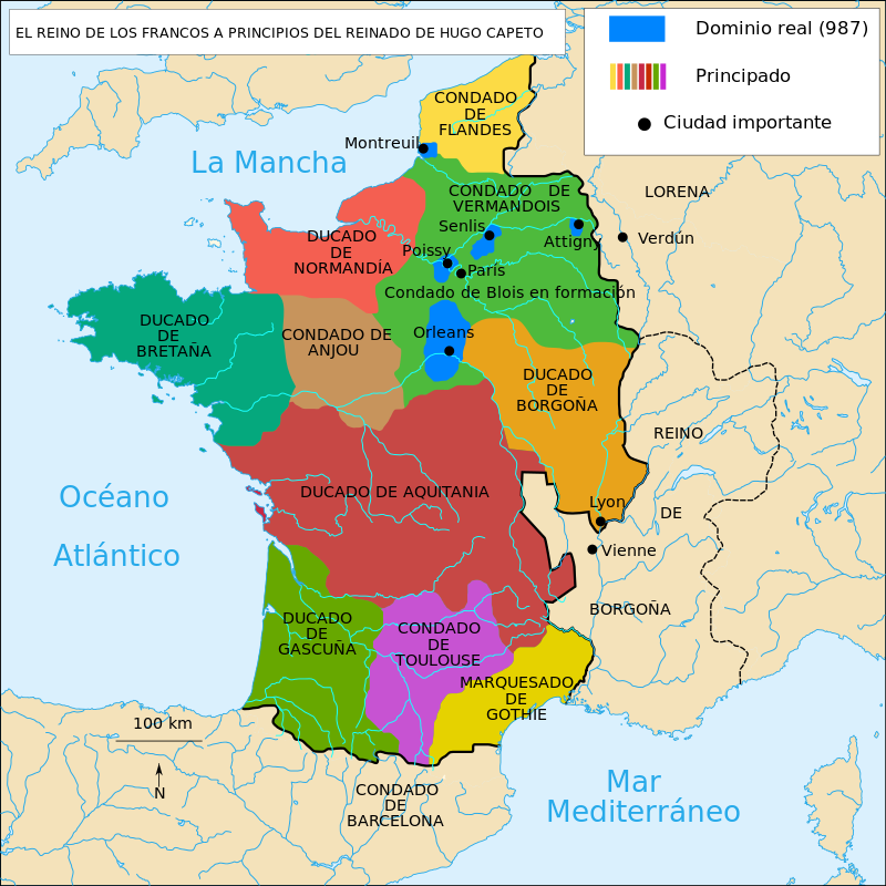 El territorio y su organización Territorio: numerosos reinos, que