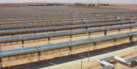 50 Hassi R Mel La central híbrida de ciclo combinado solar que Abengoa opera en Hassi R Mel, Argelia, continúa cumpliendo satisfactoriamente con los objetivos de operación.
