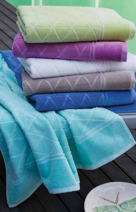 línea baño Toallas Arco Iris Prestige 24 25 toallas 550 g/m 2-100% algodón peinado - arco iris