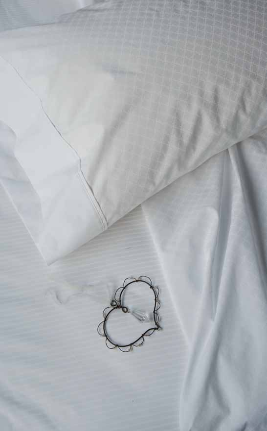 6 línea cama r ománticos con estampados blanco mate 7 Percale 200 hilos - 60%