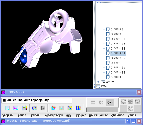 CAPÍTULO 7. Utilidades software desarrolladas Figura 7.3: Las escenas importadas en Wannabe Amazing son exportadas al formato GRF. 7.2.
