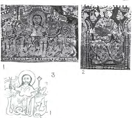 Capilla Palatina, personaje con vaso y dos recipientes arriba; 8, marfil de Victoria y Alberto. Figura 37.
