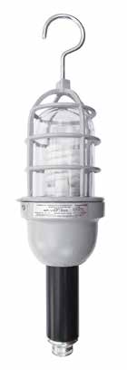 Lámpara fluorescente compacta incluida en modelos con certificación UL. UL844; NEMA 3, 3R.