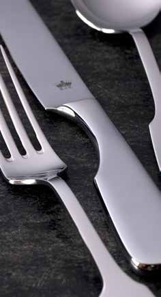 Cutlery Introduction 49 En Eight complete collections in an original and sharp design RAK Porcelain has succeeded in the challenge of creating cutlery.