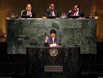 La demanda boliviana no amenaza a los tratados ni a las fronteras internacionales Por ello, con la convicción de un país que cree y promueve la paz y convencido en la armonía de nuestras relaciones