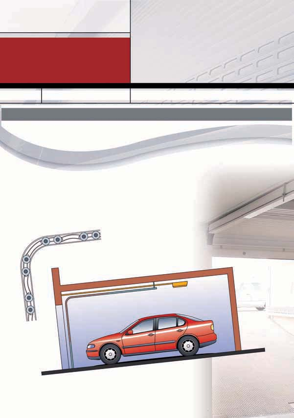 Angle Door Angle system give you a lot of advantages Maximum high 40 Maximum wide 30 - For all kind of garages. - Space-saving system when opening. - Security system against obstacles.