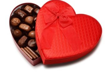 la caja de bombones Cada Día de San Valentín envío