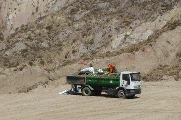 residuos sólidos La Paz, camión tipo