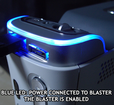 Esto significa que el Blaster 360 esta preparado para actualizar el firmware de nuestro lector.