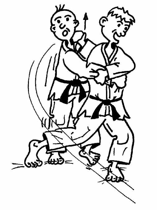 Fundamentos Judo Pie: KUZUSHI: si dividimos una técnica de Judo en tres partes, desde que agarramos a nuestro compañero hasta que le proyectamos al tatami, Kuzushi es la primera parte.