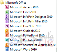 Desde un acceso directo en el escritorio: Si en tu escritorio se encuentra el icono de Word 2010, haz doble clic sobre él para iniciar el programa.