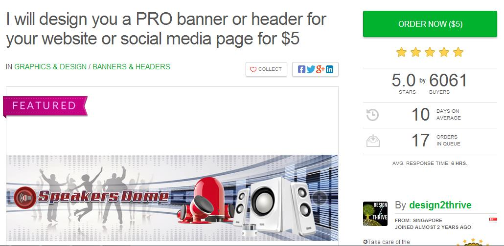 Este tipo ha ganado más de $30,000 dólares diseñando sencillos banners para empresas y sitios web.