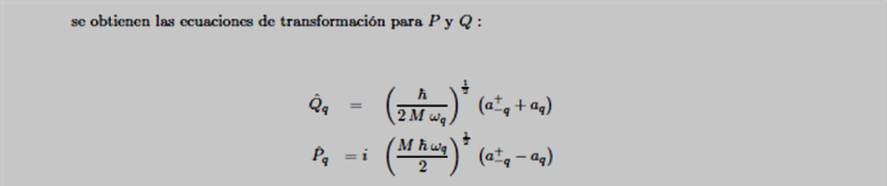 Ecuación idéntica a la de un oscilador armónico