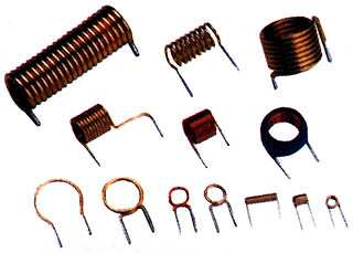 Bobinas Las bobinas (también llamadas inductores) consisten en un hilo conductor enrollado.