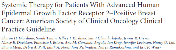 Si una paciente es HER2+ y RH+, los clínicos pueden recomendar: Terapia anti-her2 + quimioterapia Basada en la evidencia. Calidad alta. Recomendación fuerte.