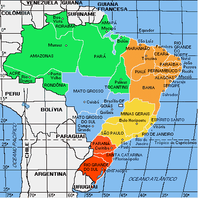 BRASIL República Federativa 26 Estados e 1 Distrito