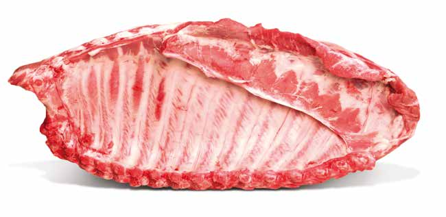 Carnes frescas extra duroc COSTILLAS Las costillas de cerdo son una de las partes más