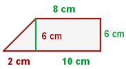 Área del trapecio Ejercicios de trapecios Calcular el área del siguiente trapecio: Calcular el