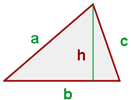 Escaleno Área de un triángulo Ejemplo Hallar