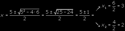 El producto de las soluciones de una ecuación de segundo grado es igual a: Ecuación cuadrática a partir de sus soluciones Si conocemos las raíces de una ecuación, podemos escribir ésta como: Siendo S