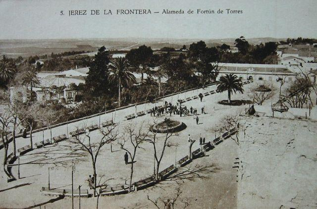 Alameda Vieja a principios del siglo XX.