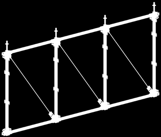 Sistema BRS El Sistema BRS (sistema de pasarelas provisionales) es un complemento ideal para el sistema de andamios Allround de Layher.