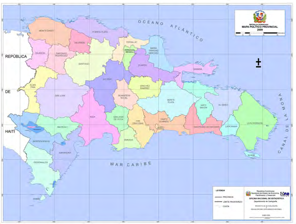 La afiliación por provincias. Uno de los principales niveles de división geopolítica con la que cuenta República Dominicana es la provincia.