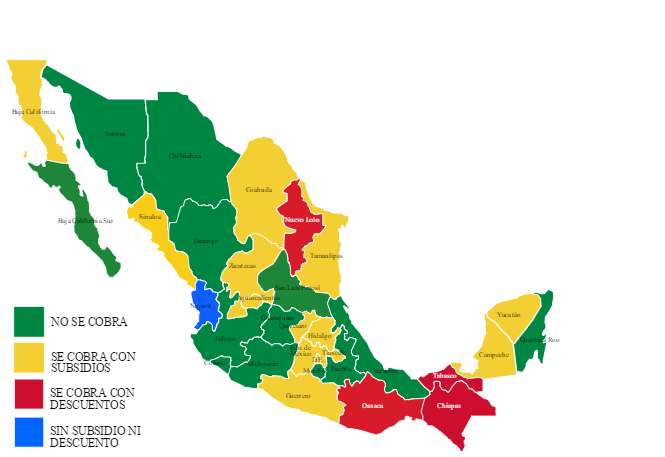 3- Según la asociación Mexicana de distribuidores de automotores en 2015, 13 estados han eliminado completamente el Impuesto a la Tenencia Vehicular, en 18 persiste su cobro (15 ofreciendo subsidios