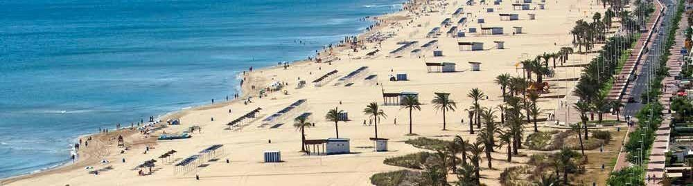 Gandía con una de las playas más larga de España y una infraestructura de 1º orden, es uno de los puntos más emblemáticos del Mediterráneo.