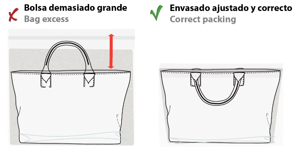3. Envases secundarios estandarizados Para transportar el calzado o los accesorios, independientemente de su envase primario, se utilizan cajas de embalaje de cartón comunes.