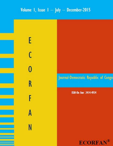 ECORFAN Journal-Democratic Republic of Congo Producto: ECORFAN Journal-Democratic Republic of Congo Áreas de