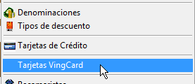Para registrar una tarjeta de crédito presione el botón Nuevo, capture el nombre de la tarjeta y verifique que esté seleccionada la opción Activo.