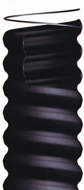 VULCANO TPR Color: Negro. Temperatura de uso: - º C. + 1º C. Características: Tubo flexible fabricado en tejido embardunado en PP/EPDM y con espiral de refuerzo en acero incorporado entre las capas.