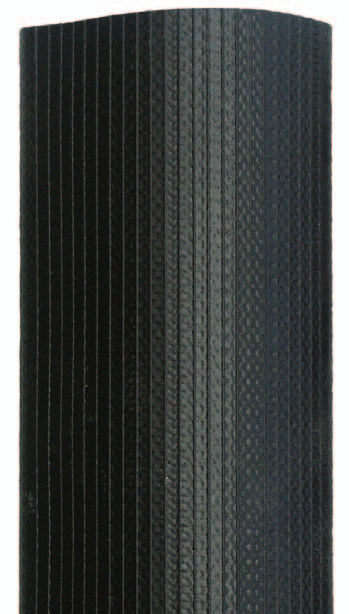 PLANEX NEGRA Color: Caucho interior y exterior de nitrilo negro con estrias longitudinales. Temperatura de uso: - º C. + 80º C.