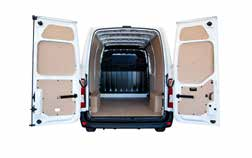 Revestimientos Revestimiento de madera DM Protege las paredes del vehículo así como la mercancía.
