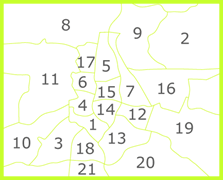 Madrid - distritos distrito máximo jun-14 mar-15 jun-15 máximo 1 Arganzuela 14,0 (4q07) 10,7 11,2 11,1-20,8% 3,9% -0,7% 2 Barajas 12,1 (2q08) 9,9 10,0 9,8-18,7% -0,4% -2,3% 3 Carabanchel 12,2 (4q07)
